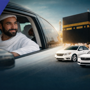 توصيل بسيارة H1 من مطار جدة الى مكة